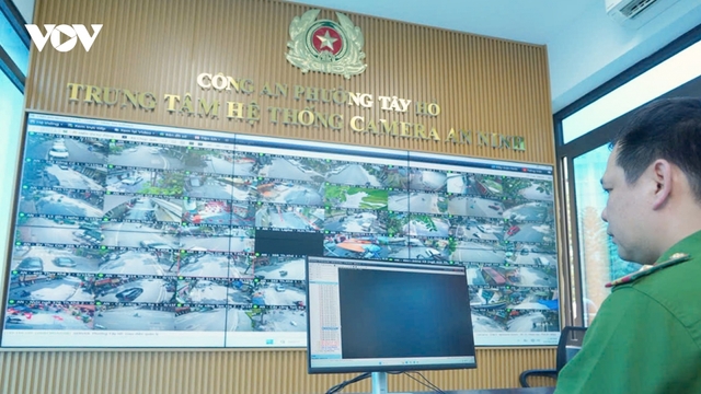 Hệ thống "mắt thần" của công an phường ở Hà Nội: Trợ thủ đắc lực truy dấu vi phạm