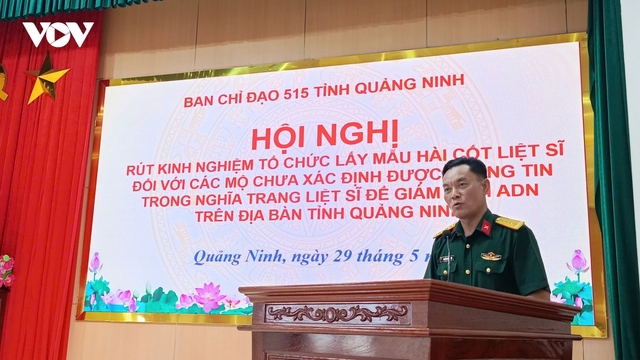 Quảng Ninh: Hơn 50% mộ liệt sỹ chưa xác định danh tính đã được lấy mẫu ADN