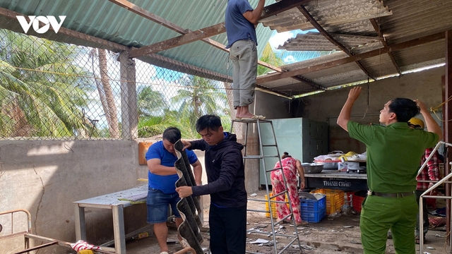 Giông lốc ở Đồng Tháp gây thiệt hại 46 căn nhà, một người tử vong
