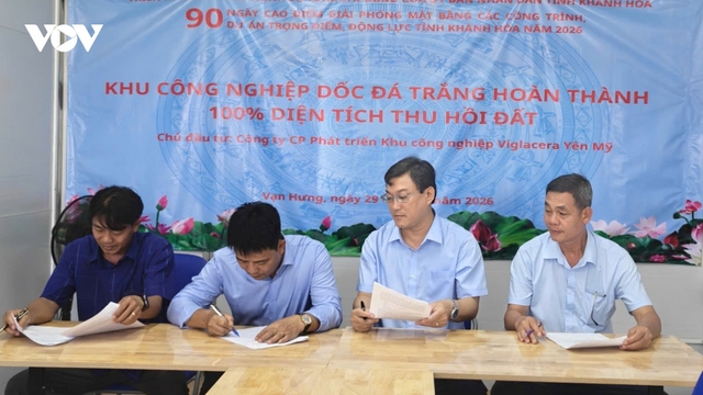 Tháo gỡ "điểm nghẽn" mặt bằng ở Khánh Hòa trong những ngày cao điểm