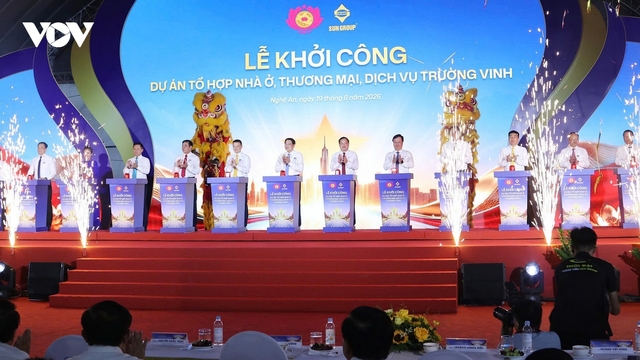 Khởi công tổ hợp nhà ở, thương mại dịch vụ hơn 8.700 tỷ đồng tại Nghệ An