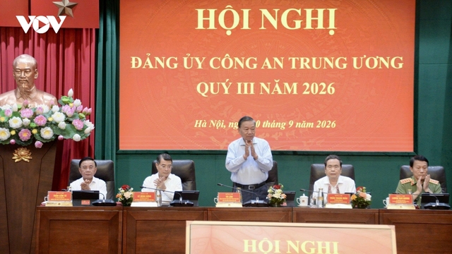 Tổng Bí thư, Chủ tịch nước Tô Lâm dự Hội nghị Đảng ủy Công an Trung ương quý III