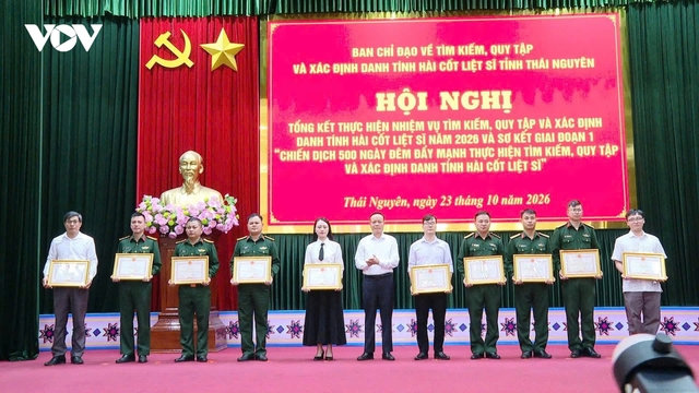 Thái Nguyên tổng kết công tác tìm kiếm quy tập hài cốt liệt sĩ năm 2026