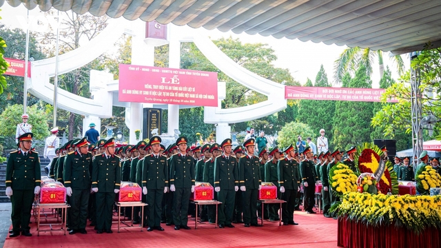Tuyên Quang sẵn sàng cho lễ truy điệu, an táng 93 hài cốt liệt sĩ