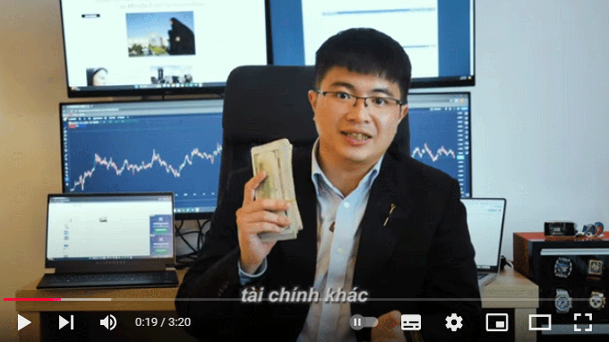 TikToker Pham Duc Nam (Mr. Pips) has been indicted for fraud. (Screenshot)