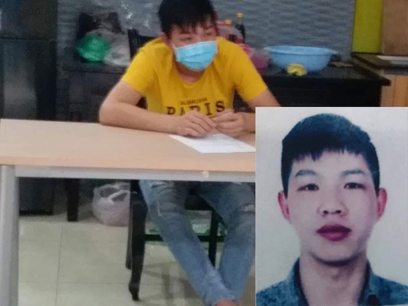Chinese suspect Chen Xian Fa at the police station (Photo: plo.vn)​
