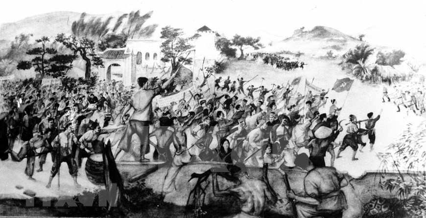 Though not being successful, the Nghe-Tinh Soviet Movement in 1930-1931 still shows strong determination for independence of Vietnamese working class. It is considered a large-scale drill for the August Revolution in 1945 (Photo: Archives/VNA)