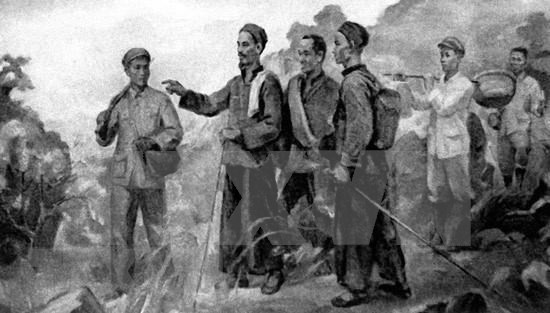 President Ho Chi Minh returns to Vietnam and stays in Pac Bo in Cao Bang province to command Vietnam’s revolution, January 28, 1941 (Photo: Archives/VNA)