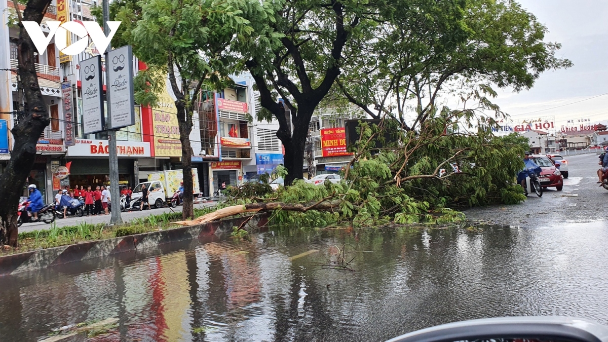 After making landfall for an hour in the central region, storm Noul weakened into a tropical depression at 11 a.m.