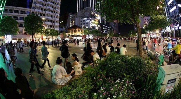 HCM City plans to have more pedestrian streets in the time to come. (Photo courtesy of thanhnien.vn)