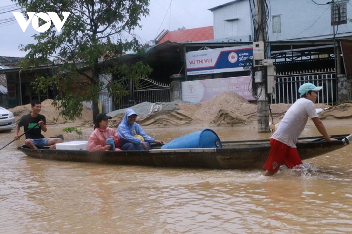 Some central provinces have been hard hit by heavy rain and serious flooding