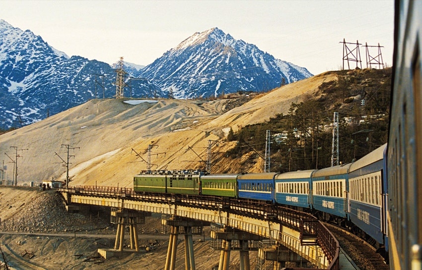 Baikal–Amur Mainline of Russia runs through more than 4320km, equivalent to 2500 miles, of Siberian wilderness. Indeed, the route serves to connect remote settlements where temperatures sink to -60°C, equal to -76°F, in winter and is widely considered to be the greatest construction project in the history of the Soviet Union.