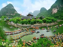 Trang An Scenic Landscape Complex in the northern province of Ninh Binh is a popular tourist attraction in northern Vietnam. 