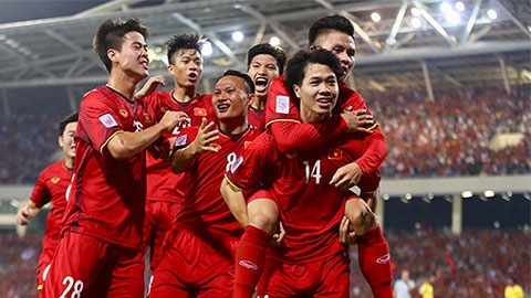 Vietnamese men’s national football team (Photo: bongdaplus)