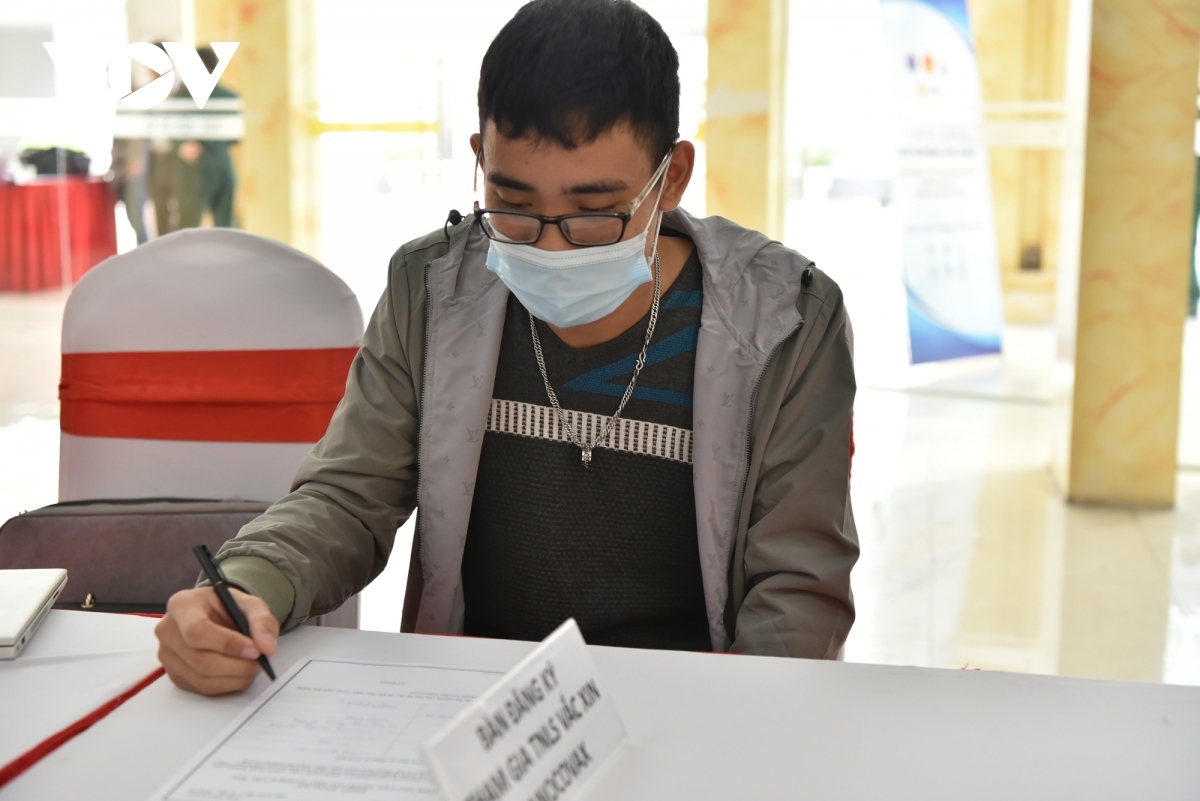 A male student from the Military Medical Academy outlines that he believes in the safety of the trial vaccine, adding that he will be the first person in the country to be protected if the vaccine proves to be successful.