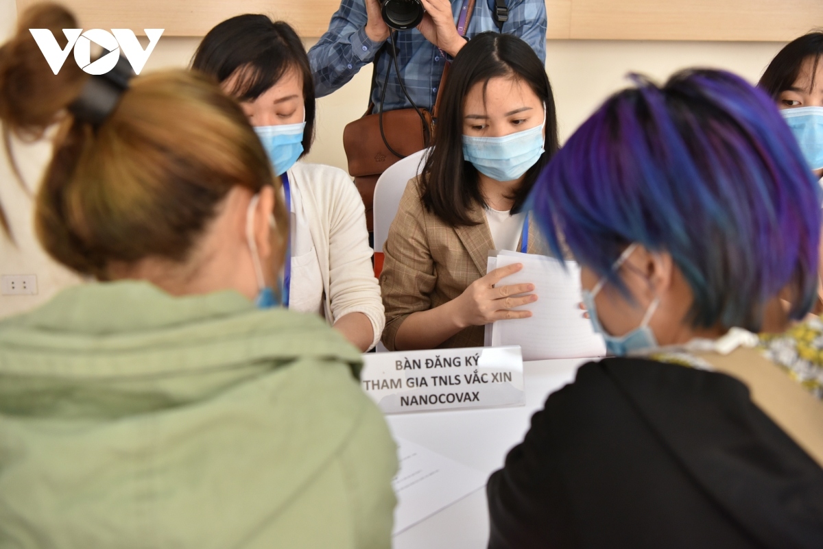 Volunteers must fill out in the registration form to participate in the vaccine trial scheme