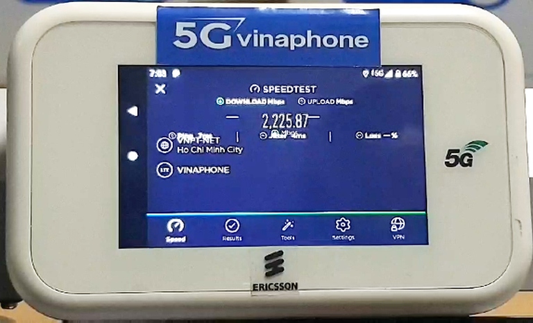 VNPT is the first enterprise to be officially licensed to use the frequency band to test its 5G in Vietnam. Photo: Kinhtedothi.vn