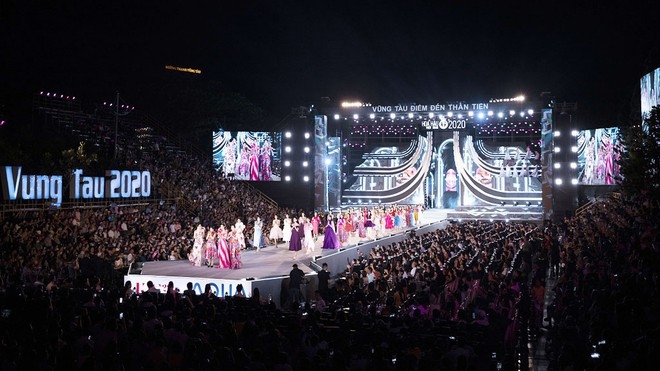 The finale of Miss Vietnam 2020 is held in Ba Ria-Vung Tau province. (Photo: thanhnien.vn) 