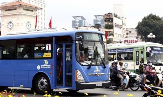 HCM City has proposed five new electric-bus routes. Most city buses run on diesel fuel or compressed natural gas.