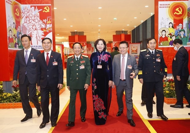 The 13th National Congress of the Communist Party of Vietnam has 1,587 delegates representing over 5.1 million Party members nationwide (Photo: VNA)