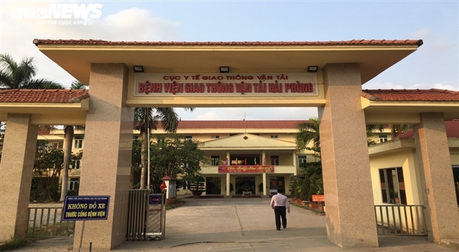 The infected orderly works at Hai Phong Transport Hospital.