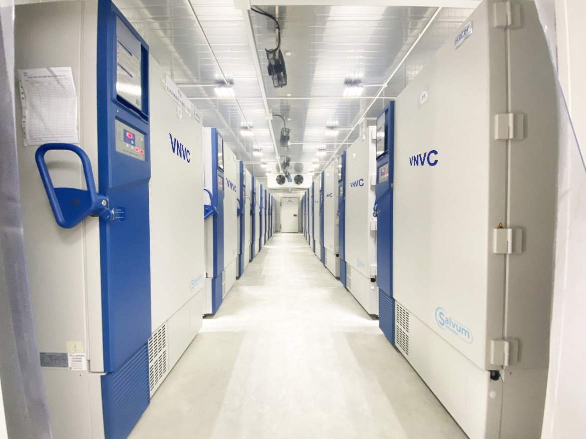 VNVC's super-cold storage in Ho Chi Minh City 