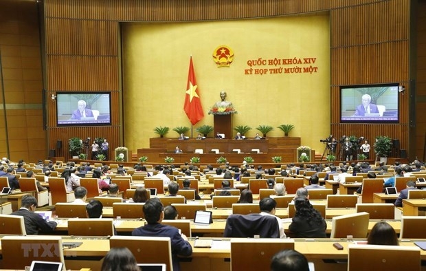 A plenary session of 14th National Assembly's 11th session (Photo: VNA)