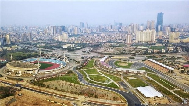 An overview of My Dinh Sports Complex in Hanoi