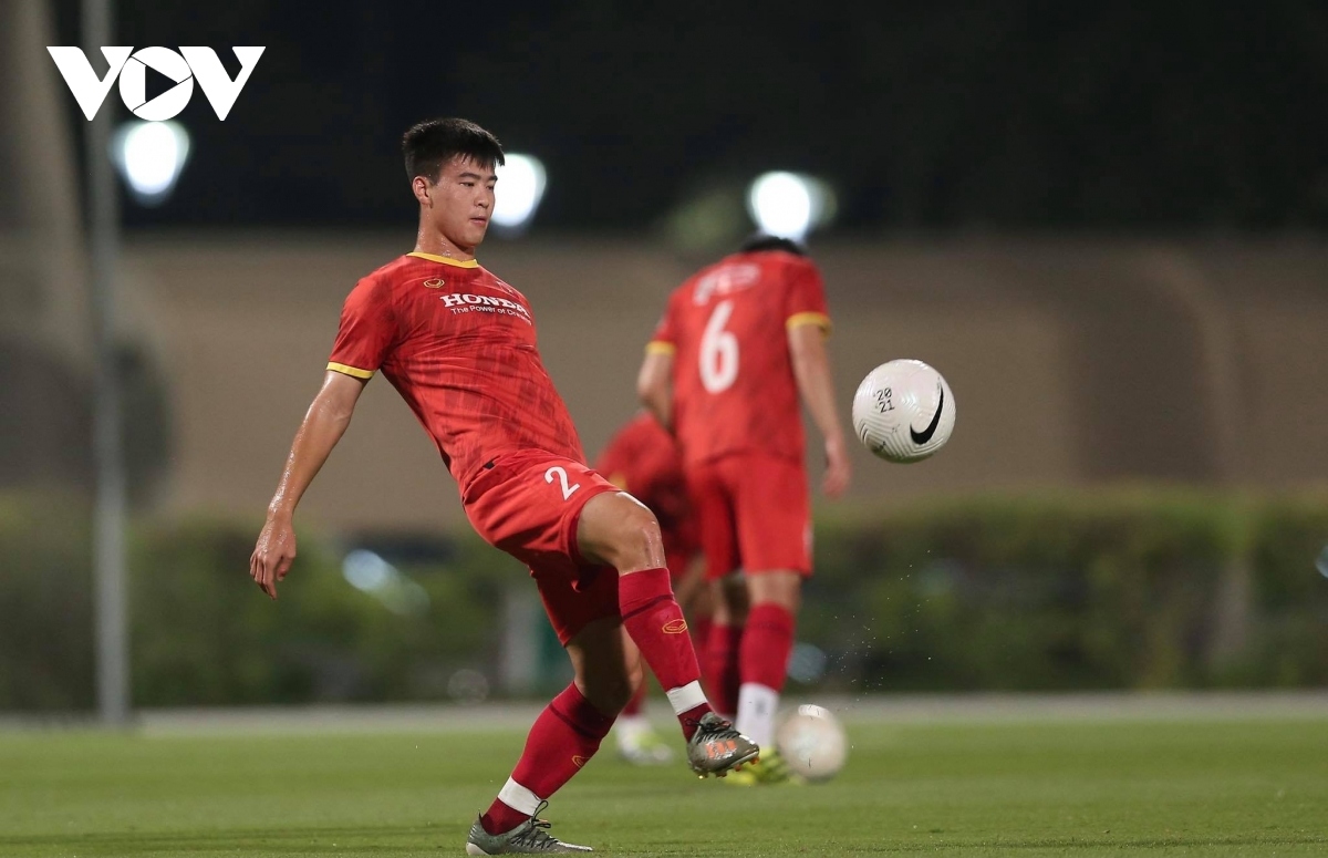 Duy Manh, Dinh Trong, and Minh Vuong return to practice after suffering injuries.