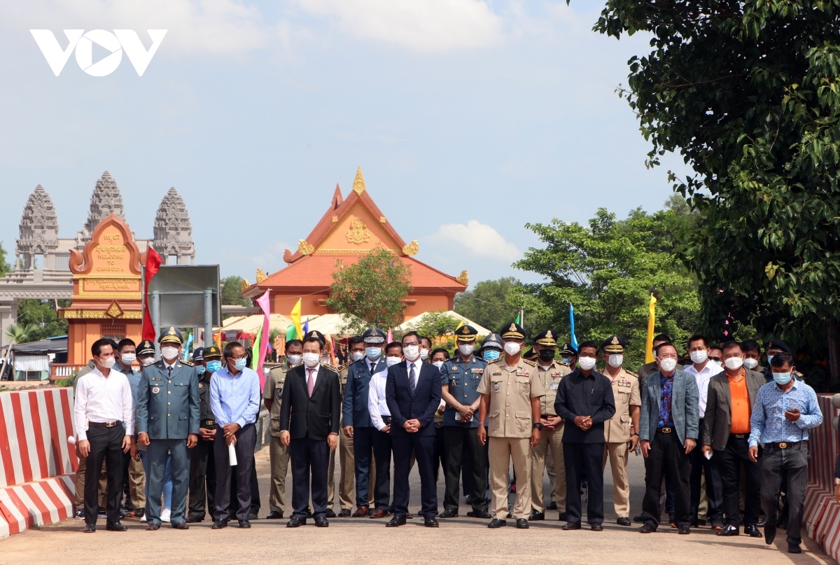 Vietnam and Cambodia share 10 international border gates