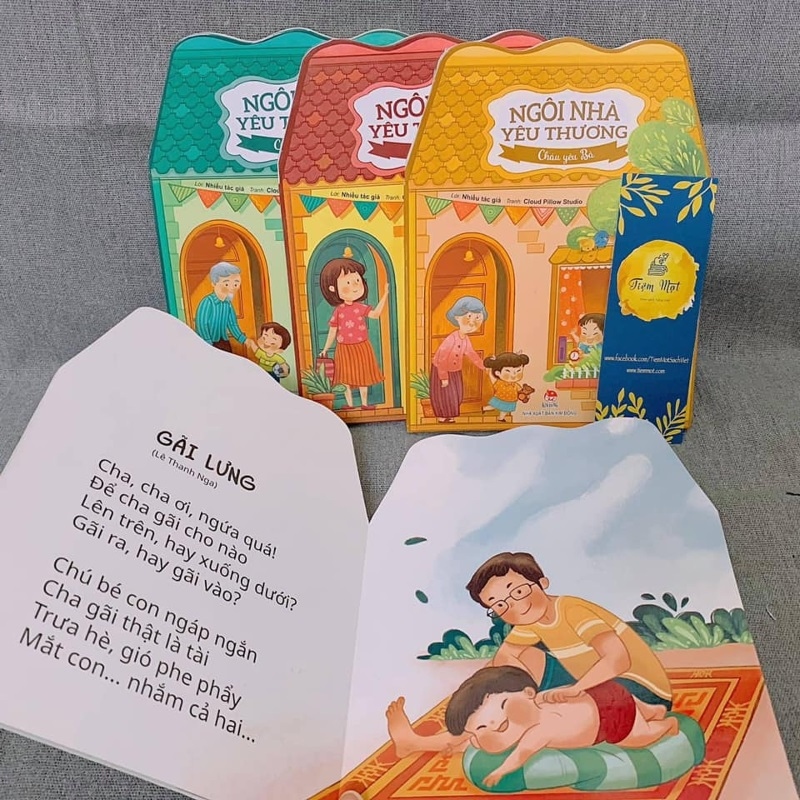 The funky book for children in Vietnamese is provided by Tiem Mot.