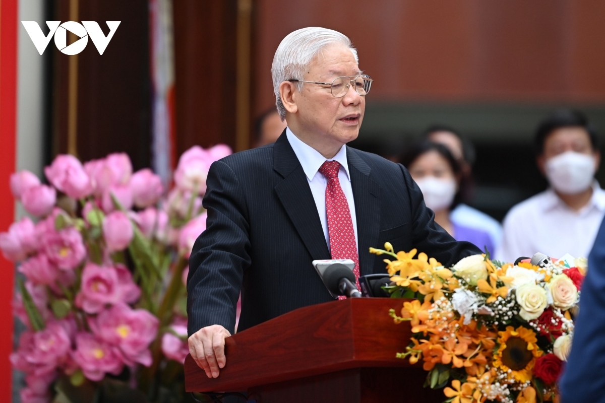 Party Secretary General highlights the significance of the election of new members to the 15th National Assembly (NA) and the all-level People's Councils.