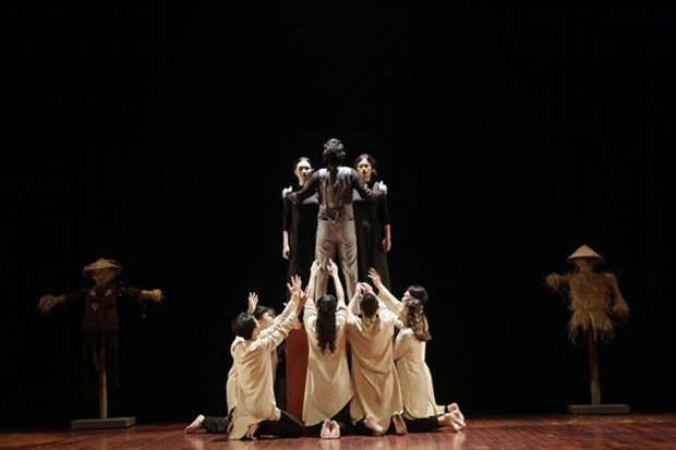 The play King Oedipus by the Hanoi Academy of Theatre and Cinema's students will be performed at the 6th Asian Theatre Schools Festival. (Photo courtesy of Hanoi Academy of Theatre and Cinema)