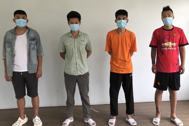 Four Chinese nationals are arrested after attempted illegally entry 
