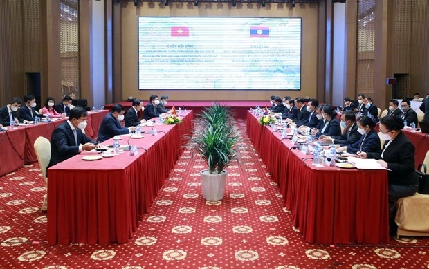 At the talks (Photo: VNA)