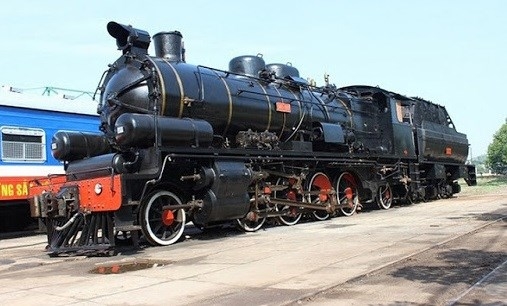 A steam locomotive after being restored. (Photo: danangfantasticity.com)