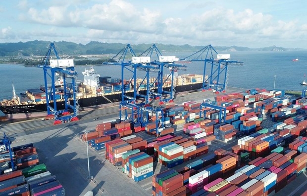 Lach Huyen international sea port in Hai Phong city (Photo: VNA)