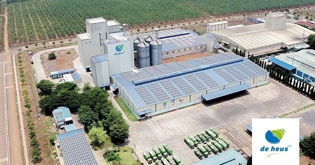The feed business of MNS Feed covers 13 animal feed mills and one premix plant, with a total combined production capacity of nearly 4 million tonnes (Source: De Heus Vietnam)