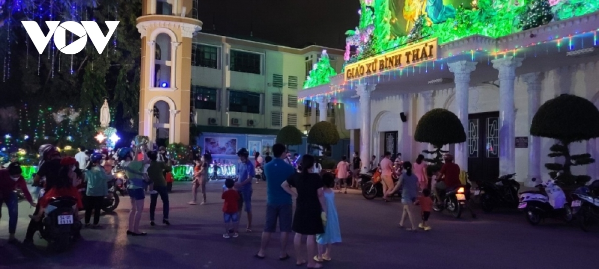 Children play on Pham The Hien street in District 8, with the area being home to one of the largest Christian communities in Ho Chi Minh City.