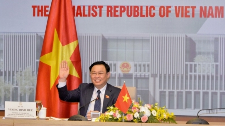 Vietnam National Assembly Chairman Vuong Dinh Hue.