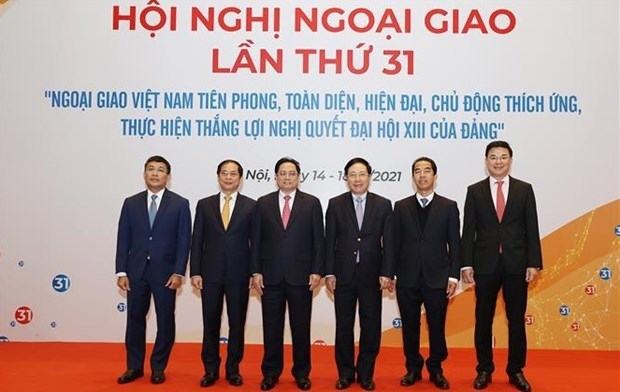 The 31st Diplomatic Conference opened in Hanoi on December 15. (Photo: VNA)