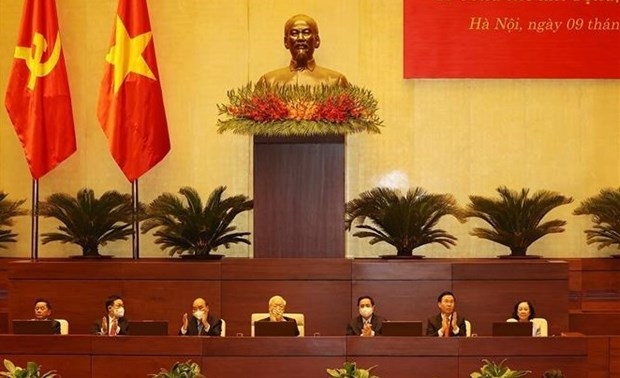 The Politburo on December 9 held a national conference on the implementation of the Party Central Committee's conclusion and regulation on Party building and rectification. (Photo: VNA)
