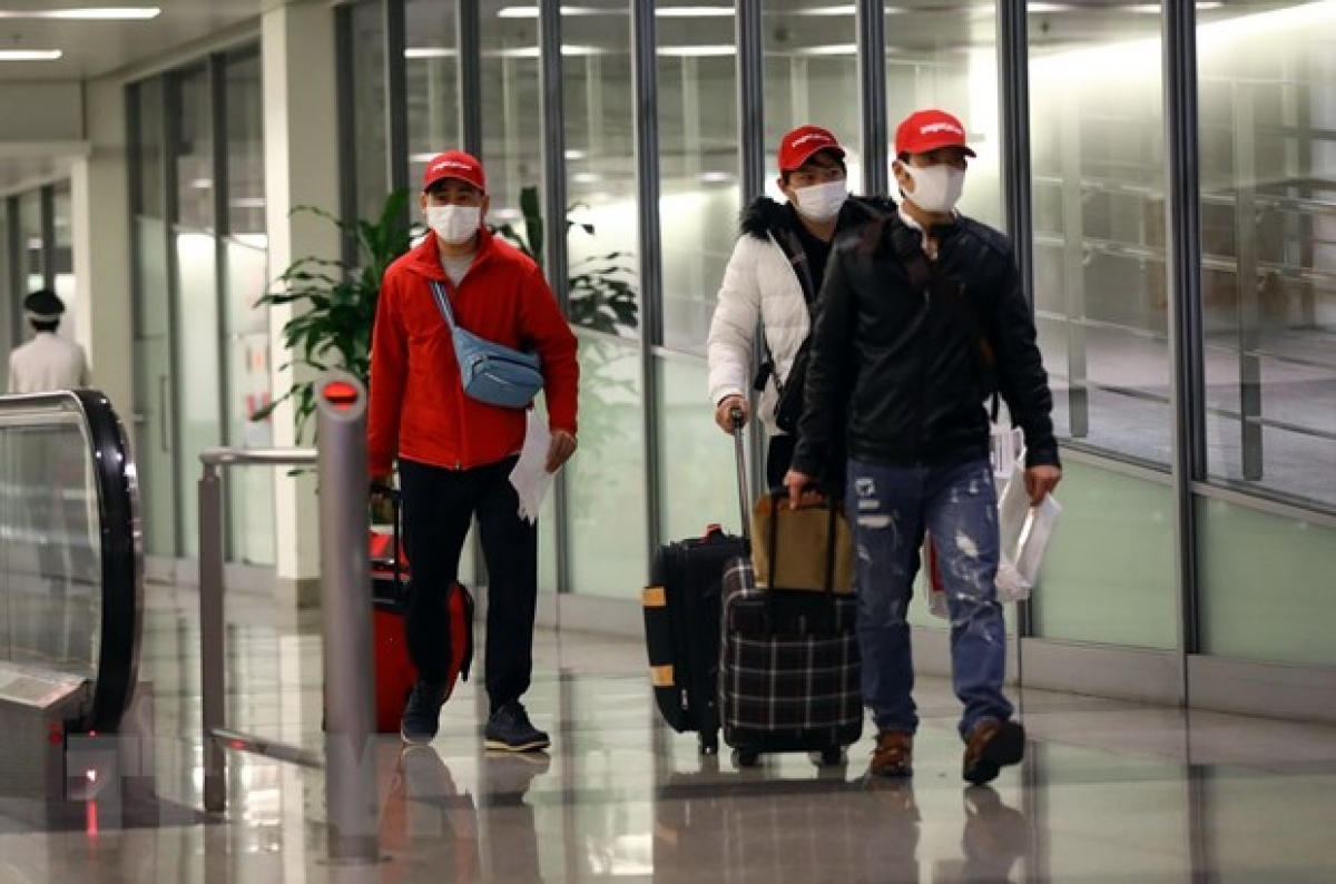 Hanoi welcomes the first international flight of 2022 from Tokyo (Photo:VNA)