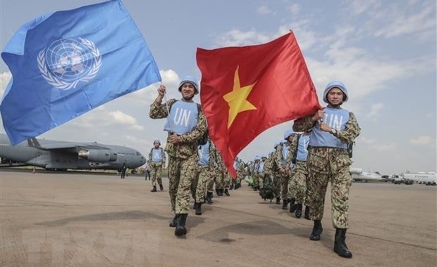 Vietnamese officers of Level-2 Field Hospital No 1 join United Nations’ peacekeeping mission in South Sudan. (Photo: VNA)