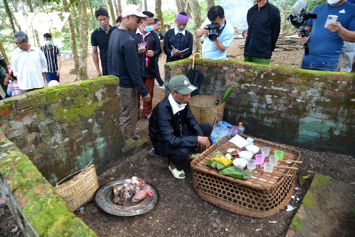 Only healthy men are permitted to participate in this ritual.