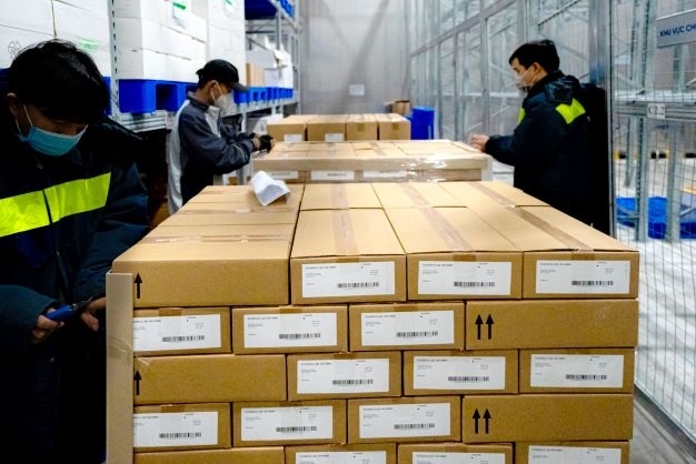 The first batch of AstraZeneca antibody drug Evusheld arrives in Vietnam (Photo: dangcongsan.vn)