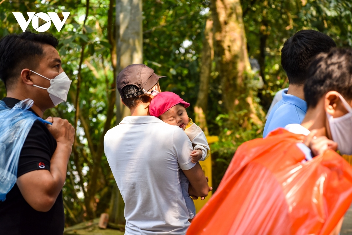 Children are carried by their parents
