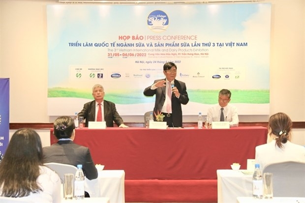 At the press conference to introduce Vietnam Dairy 2022