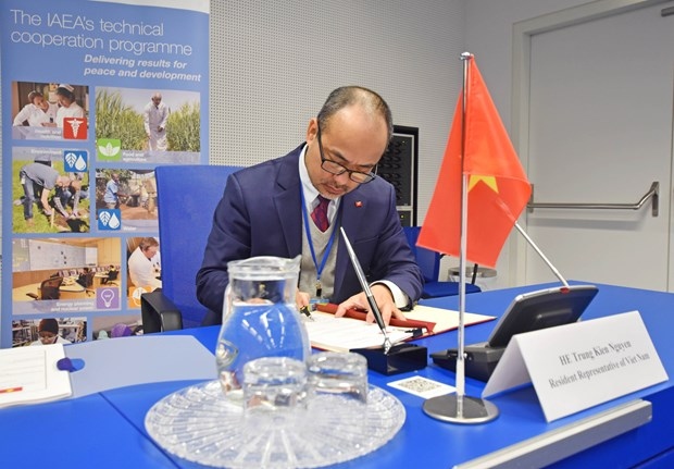 Ambassador Nguyen Trung Kien, Permanent Representative of Vietnam to the IAEA. (Photo: VNA)