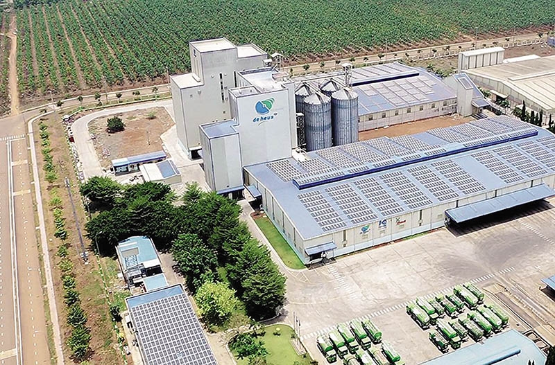 A De Heus animal feed mill in Vietnam (Photo: baodautu.vn)